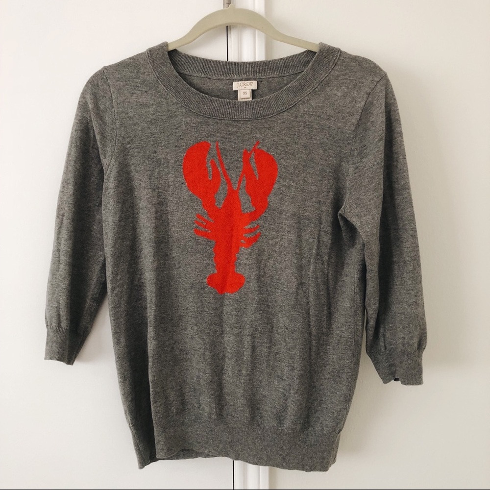 J.Crew lobster sweater.